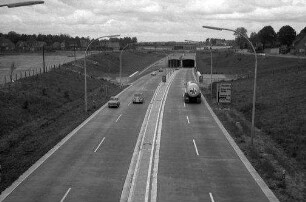 Rendsburg: südliche Tunneleinfahrt
