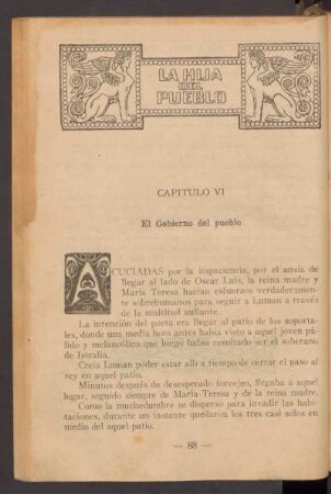 Capítulo VI - El Gobierno del pueblo