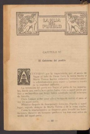 Capítulo VI - El Gobierno del pueblo