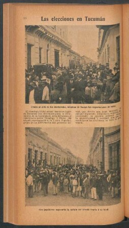Las elecciones de Tucamán