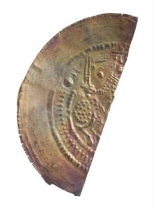 Münze, Brakteat (Hälbling), um 1210/1215