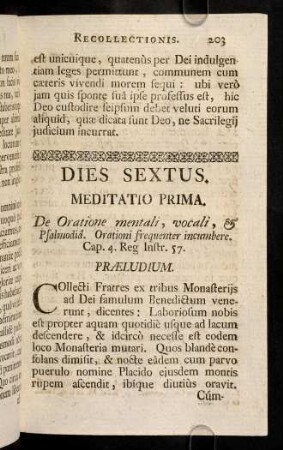 203-215, Meditatio Prima.