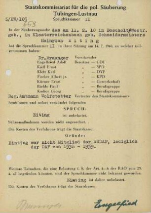 Eiting, Heinrich