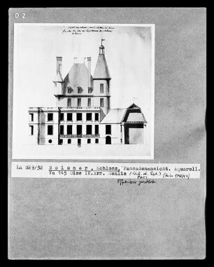Boisner, Schloss, Fassade