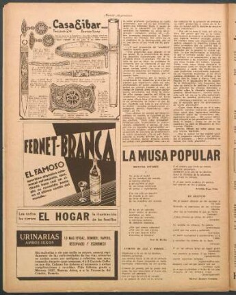La musa popular