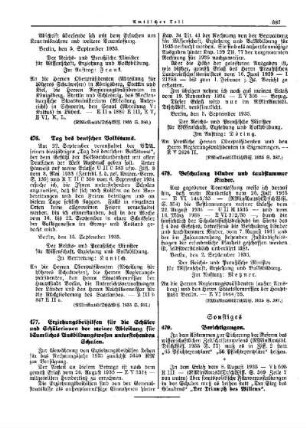 Berichtigungen : [Sonstiges] ; [Amtliche Erlasse] ; [Amtlicher Teil]