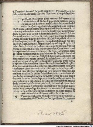 De sacramento eucharistiae et extrema unctione : mit lat. katechetischem Textanhang