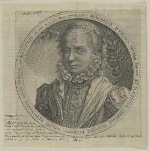 Bildnis der Herzogin Margarete von Parma und Toskana