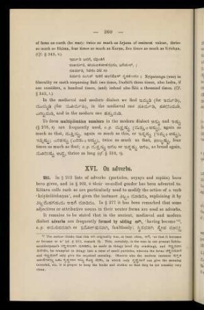 XVI. On adverbs (again)