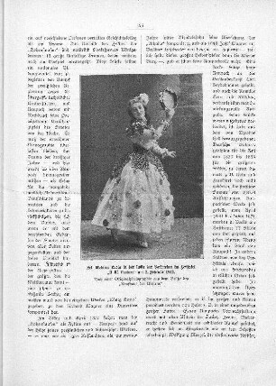 Frl. Melanie Lucia in der Rolle der Barbarina im Festspiel "Il Rè Pastore" am 2. Februar 1912