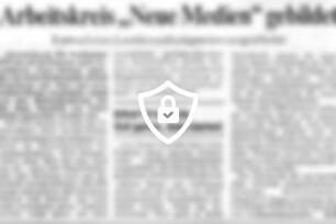 Arbeitskreis "Neue Medien" gebildet