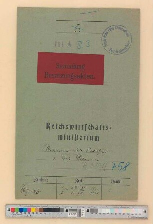 Revisionen betr. Kredithilfe der wirtschaftlichen Außenstellen: Hamm