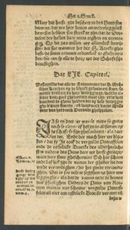 Das XIX. Capittel.