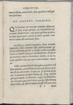 De Ornatv Carminis.