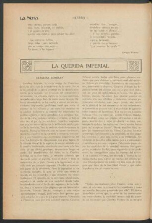 La querida imperial : Catalina Schraat