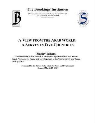 A view from the Arab world : a survey in five countries