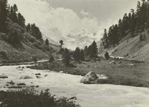 Rosegtal (Val Roseg). Blick talaufwärts