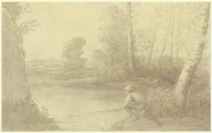 Die Angler am Fluss