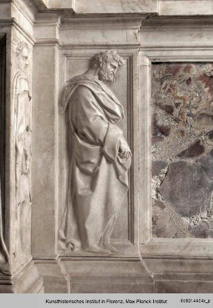 Chorbrüstung des Florentiner Doms : Prophet oder Heiliger