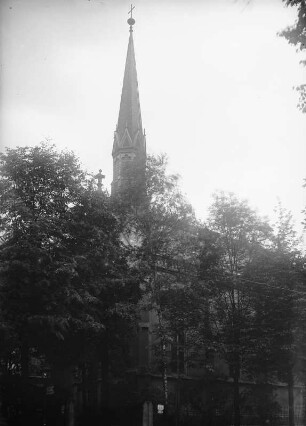 Chemnitz. Dreieinigkeitskirche. Außenansicht