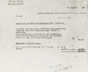 Seifhennersdorf, Autoreparaturrechnung