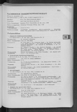 Fachausschüsse