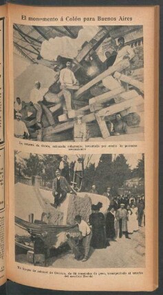 El monumento á Colón para Buenos Aires - [Ilustración]