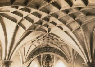 Stadtkirche : Lauenstein, Stadtkirche, Ineres, Rippenwerk an der Decke