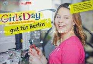 Plakat zum Girls' Day 2015