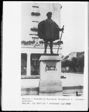 Standbild Kurfürst Friedrich I.