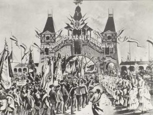 Dresden. 6. Deutsches Turnfest am Stübelplatz