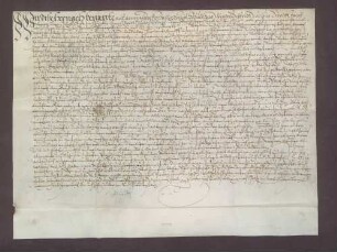 Josef Scheller, Schultheiß, und genannte Mitglieder des Gerichts zu Knaudenheim beurkunden eine Gültverschreibung des Niklaus Dierolf über 20 Gulden gegenüber Johann Rehm, speyerischem Kirchenkollektor am Bruhrain.