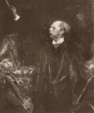 Generalmusikdirektor Ernst von Schuch bei der Generalprobe. Gemälde von Robert Sterl, 1909. Dresden: Galerie Neue Meister 2274 F