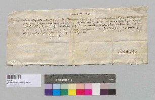 Papst Innozenz X. gewährt dem Karmelitenkloster in Straubing einen Ablass. S: Paps Innozenz X.