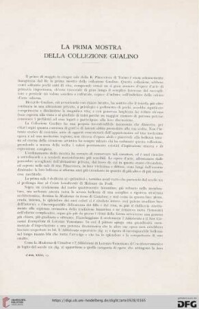 31: La primera mostra della collezione Gualino