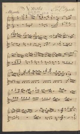 Sonaten; clavier; a-Moll; H 143; Wq 65.33
