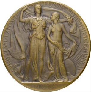 Medaille zur Ausstellung in Louisiana