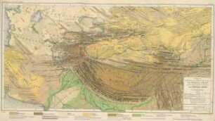 Karte der Reisewege buddhistischer Pilger von China nach Indien ...