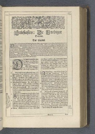 Ecclesiastes: De Prediger Salomo.