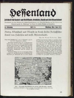 Heft 5/6, Mai/Juni 1935