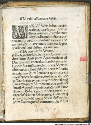 Mirabilia urbis Romae