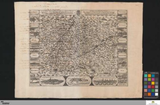 Icon totius Sueviæ, Württemberg, Alsatiæ, Palatinatus, Marchionatus Badensis [etc.] : Perillustri et Generosissimo Heroi Domino Dn̄o Iohanni Henrico libero Baroni De Reinach ...