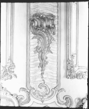 Potsdam, Neues Palais, Blaue Kammer, R..179, Konsolendetail an der Westwand.