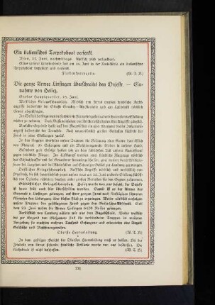 Die ganze Armee Linsingen überschreitet den Dnjestr. - Einnahme von Halicz.