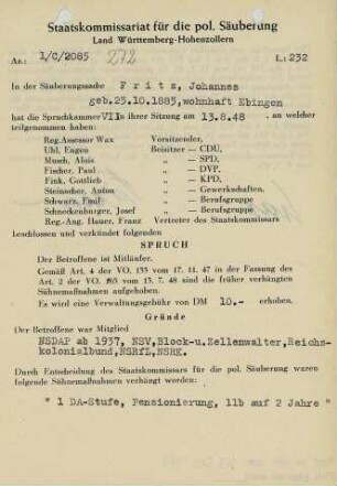 Fritz, Johannes