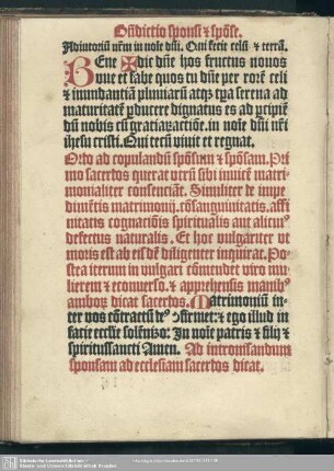 Ordo ad copulandu[m] spo[n]sum [et] spo[n]sam
