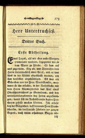 Erste Abtheilung. - Siebente Abtheilung.