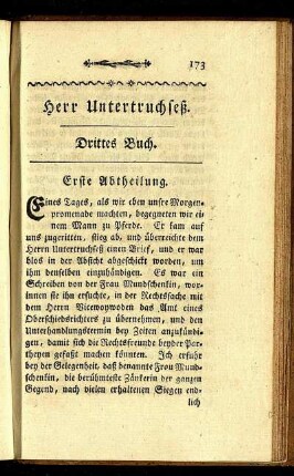 Erste Abtheilung. - Siebente Abtheilung.