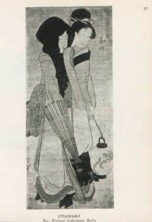 Utamaro. Bes.: Professor Liebermann. Berlin