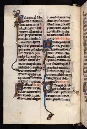 Historisierte Initiale: C(redimus): Novizin